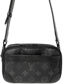 【LOUIS VUITTON】ルイヴィトン『モノグラム エクリプス アルファ ウェアラブルウォレットNV』M82542 メンズ ショルダーバッグ 1週間保証【中古】