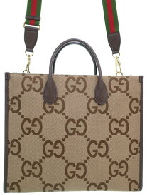 【GUCCI】グッチ『ジャンボGG トートバッグ』678839 メンズ レディース 2WAYバッグ 1週間保証【中古】