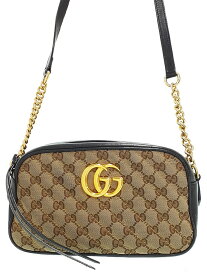 【GUCCI】グッチ『GGマーモント スモール ショルダーバッグ』447632 レディース 1週間保証【中古】