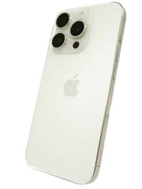 【Apple】アップル『iPhone 15 Pro 128GB SIMフリー ホワイトチタニウム』MTU83J/A 2023年9月発売 スマートフォン 1週間保証【中古】