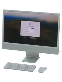 【Apple】アップル『24インチ iMac 2021 M1 8コア/7コア 8GB 256GB シルバー』MGTF3J/A デスクトップパソコン 1週間保証【中古】