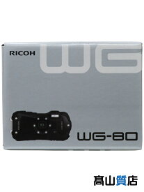 【RICOH】【未使用品】リコー『WG-80 Orange』コンパクトデジタルカメラ 1週間保証【中古】