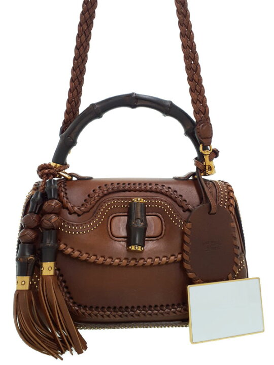 楽天市場】【GUCCI】グッチ『ニューバンブー 2WAYハンドバッグ』263970 