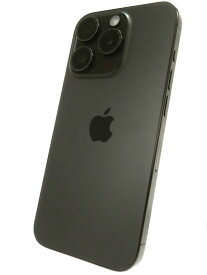 【Apple】アップル『iPhone 15 Pro 128GB SIMロック解除済 ドコモ ブラックチタニウム』MTU73J/A 2023年9月発売 スマートフォン 1週間保証【中古】