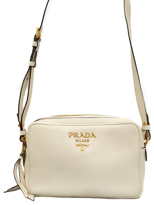 楽天市場】【PRADA】プラダ『ヴィッテロダイノレザー ショルダーバッグ