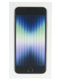 【Apple】【未使用品】アップル『iPhone SE 第3世代 128GB SIMフリー スターライト』MMYG3J/A 2022年3月発売 スマートフォン 1週間保証【中古】