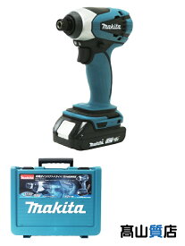 【makita】【未使用品】マキタ『18V 充電式インパクトドライバ バッテリ/充電器/ケース付』TD146DWHX 電動工具 1週間保証【中古】