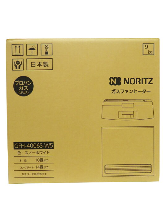 楽天市場】【NORITZ】【訳有未使用品】ノーリツ『ガスファンヒーター 