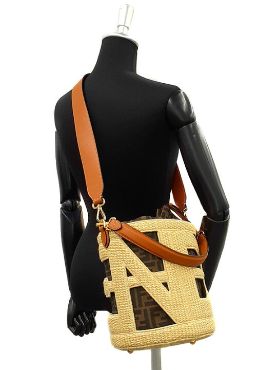 楽天市場】【FENDI】フェンディ『ステップアウト ミディアム バケット 