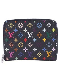 【LOUIS VUITTON】ルイヴィトン『LV×TM モノグラム マルチカラー ジッピーコインパース 村上隆』M13409 メンズ レディース コインケース 1週間保証【中古】