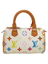 【LOUIS VUITTON】ルイヴィトン『モノグラム マルチカラー ミニスピーディ』M92645 レディース ハンドバッグ 1週間保証【中古】