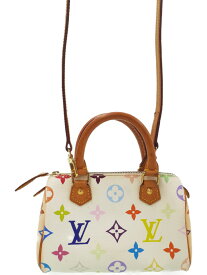 【LOUIS VUITTON】ルイヴィトン『モノグラム マルチカラー ミニスピーディ』M92645 レディース 2WAYバッグ 1週間保証【中古】