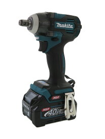 【makita】【訳あり未使用品】マキタ『40Vmax 充電式インパクトレンチ 12.7sq バッテリ×2/充電器/ケース付』TW004GRDX 電動工具 1週間保証【中古】