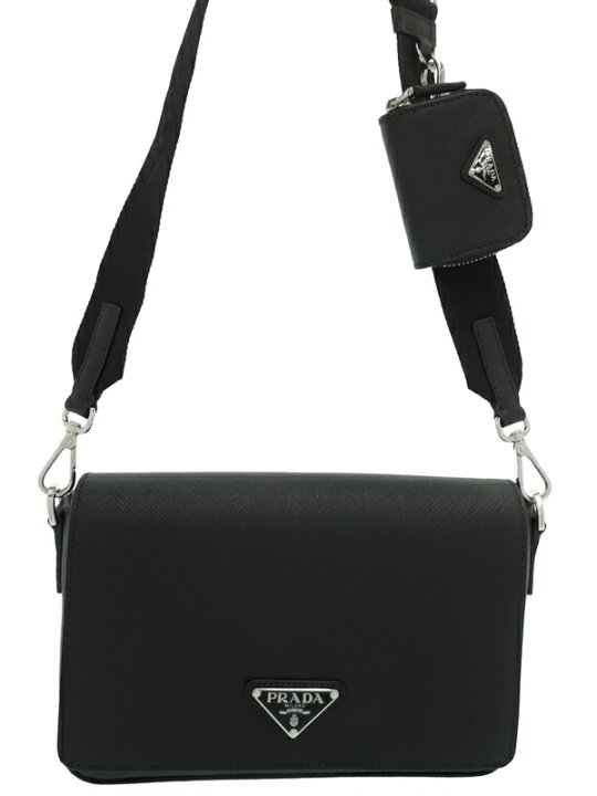 楽天市場】【PRADA】プラダ『サフィアーノレザー ショルダーバッグ 
