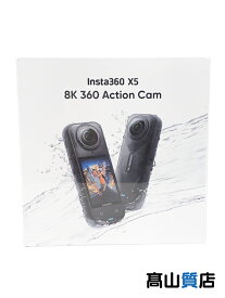 【Insta360】【未使用品】インスタ360『Insta360 X5 ミッドナイトブラック』CINSAAHA 2025年4月発売 アクションカメラ 1週間保証【中古】