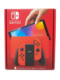 ニンテンドー『Nintendo Switch 有機ELモデル マリオレッド』HEG-S-RAAAA ゲーム機本体 1週間保証【中古】