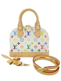 【LOUIS VUITTON】ルイヴィトン『LV × TM モノグラム マルチカラー アルマBB 村上隆』M13078 レディース 2WAYバッグ 1週間保証【中古】