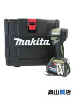 【makita】【未使用品】マキタ『40Vmax 充電式インパクトドライバ オリーブ 2.5Ah×2/充電器/ケース付』T…