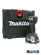 【makita】【未使用品】マキタ『40Vmax 充電式インパクトドライバ ブラック 2.5Ah×2/充電器/ケース付』T…