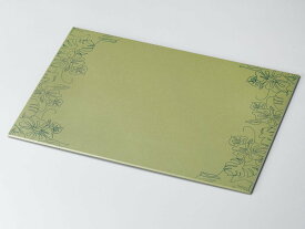 ハイビスカス テーブルマット 草色 1枚 母の日 雑貨 日本製 国産