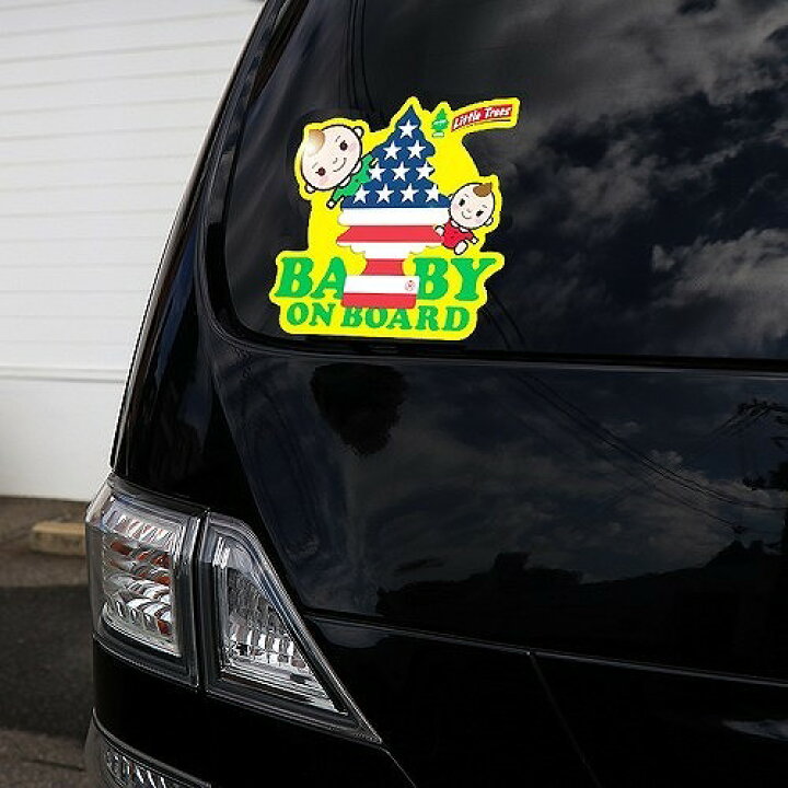 楽天市場 リトルツリー ベビー オンボード ステッカー スターズ ストライプス アメリカン雑貨 アメリカ雑貨 Littletree リトルツリーオフィシャル品 シール 車 ステッカーシート 赤ちゃん おしゃれ 人気 ていく おふ