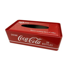【送料無料】★コカ・コーラ ティッシュケース （RED）★アメリカン雑貨 アメリカ雑貨 コカコーラ Coca-Cola Cola ティッシュボックス ボックス ティッシュ入れ ティッシュ キャンプ レジャー おしゃれ 人気