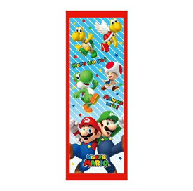 ★スーパーマリオ ジュニアバスタオル（フレッシュメンバーズ）★mario マリオ ルイージ 任天堂 nintendo ゲーム タオル ロングタオル バスタオル かっこいい 人気