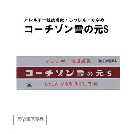雪の元S コーチゾン雪の元S（6g）しっしん ひび あかぎれ　かゆみ止め 置き薬 配置薬 奈良 雪の元 指定第2類医薬品