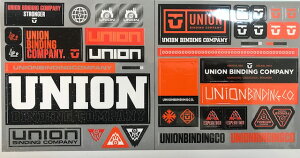【UNION】ユニオン　ステッカー セット Union Logo Sticker Pack ビンディング