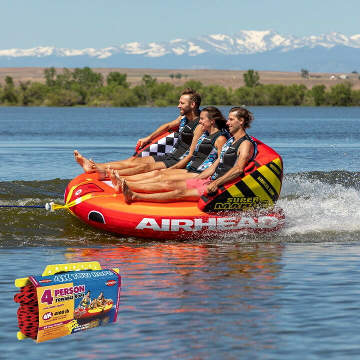 楽天市場】AIRHEAD SPORTSSTUFF SUPER MABLE 3人乗り スーパーマーブル 