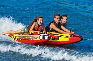 SPORTSSTUFF Master Blaster �}�X�^�[�u���X�^�[�@3�l��� �g�[�C���O�`���[�u/�E�H�[�^�[�g�[�C/�o�i�i�{�[�g/�X�|�[�c�X�^�b�t 53-1831 AIRHEAD