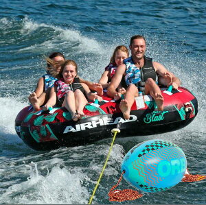 AIRHEAD SPORTSSTUFF �u���X�g4 BLAST4�@4�l��� �g�[�C���O�`���[�u/�E�H�[�^�[�g�[�C/�o�i�i�{�[�g/�G�A�w�b�h�@AHBL-42/�u�[�X�^�[�{�[���Z�b�g