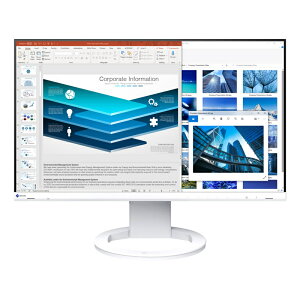 EIZO@EV2480-ZWT tfBXvC 23.8^/1920×1080/HDMIADisplayPortAUSB Type-C/zCg/Xs[J[F