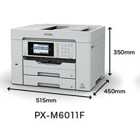 PX-M6011F A3対応カラーインクジェット複合機/4色顔料/カラー22PPM・モノクロ32PPM/有線・無線LAN/Wi-Fi Direct/2段カセット/4.3型タッチパネル
