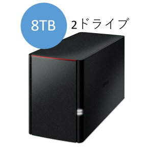 �o�b�t�@���[ LS220DN0802B LinkStation for SOHO �l�b�g���[�NHDD 2�x�C 8TB