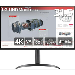 y@lzLG Electronics Japan 31.5^ 4K(3840×2160) VA USB Type-C tfBXvC 32BR55U-B