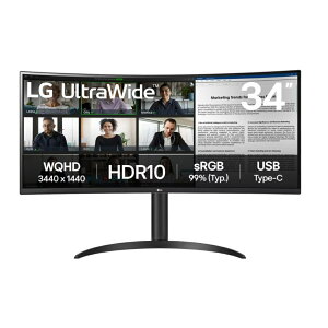 y@lzLG Electronics Japan@34^ 3440×1440 21:9 Ȗʌ^ EgChj^[@34WR55QK-B