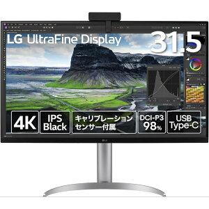y@lzLG Electronics Japan@31.5^ 4K(3840×2160) IPS Lu[VΉ@32UQ85RV-W