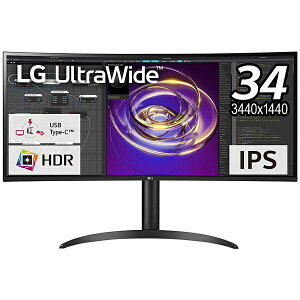 y@lzLG Electronics Japan 34WP85CN-B 34C` Ȗʌ^EgChtfBXvC(3440x1440/IPS/mOA/HDMIx2/DP/TypeC(PD90W)/Xs[J[/`g/)