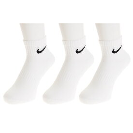 【5と0のつく日　エントリーで00:00-23:59までポイントアップ】(ナイキ) nike Everyday　Cush　A　nkle3pr　衣料小物　SX7667-100 WHT