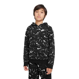 (ナイキ) nike 　YTH　NSW　クラブ　フリース　PO　L／S　フー トレーニングウエア 子供スウェット DD8651-010