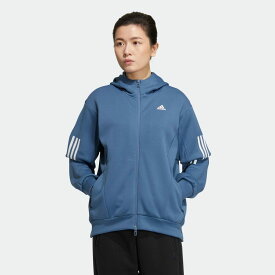 (アディダス）adidas W　24／7　フリーススウェッ　ト　HZ　フーディー トレーニングウエア Lウォームアップシャ RB323-HM2766