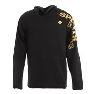 (デサント）DESCENTE ウォームスウェット バレーボール ウオームUPシャツ DVUUJF20-BK