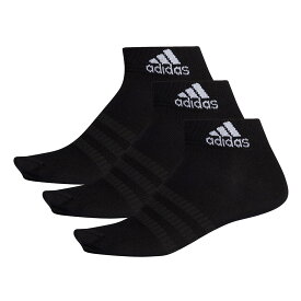 (アディダス）adidas LIGHT　CUSHION　A　NKLE　3P 衣料小物 3Pパックソックス FXI56-DZ9436BLK