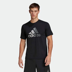 【5と0のつく日　エントリーで00:00-23:59までポイントアップ】(アディダス）adidas M　D2M　LOGO　Tシャツ トレーニングウエア 半袖Tシャツ IF320-HF7212