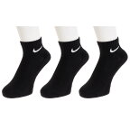 (ナイキ) nike Everyday　Cush　A　nkle3pr 衣料小物 3Pパックソックス SX7667-010 BLK