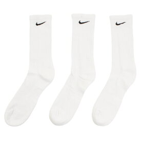 【5と0のつく日　エントリーで00:00-23:59までポイントアップ】(ナイキ) nike Everyday　Cush　C　rew3pr 衣料小物 3Pパックソックス SX7664-100 WHT