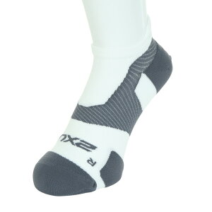 (2XU)Vectr@Light@Cus@hion@No@Show@S  ㏬ UA5042e WHT/GRY