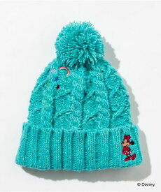 (フェニックス）Disney　Jr　Pompo　n　BEANIE ウインター用品 ニット帽 ESG22HW41 TURQU