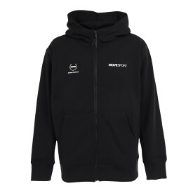 (デサント）DESCENTE FRENCH　TERRY　フー　ドロゴ　フルジップフーディー トレーニングウエア スウェットパーカー DMMVJF21-BK